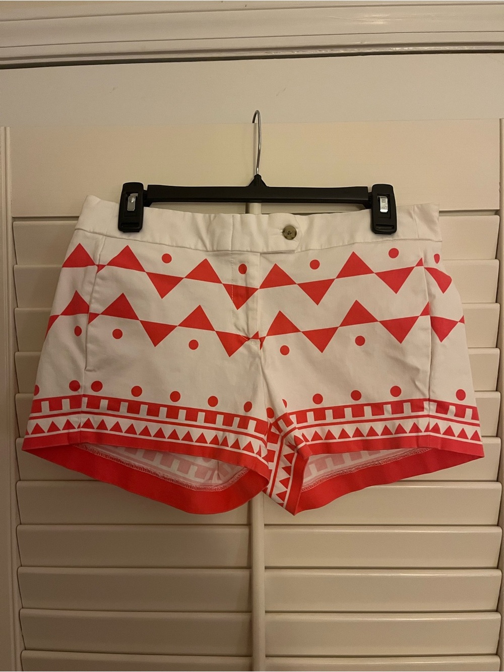 J.Crew geometric pattern shorts